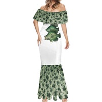 Crappie Tournament Fishing Customize Name Mermaid Dress Camo Fade and Custom Name Design - Wonder Print Shop