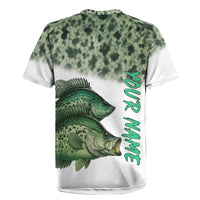 Crappie Tournament Fishing Customize Name Rugby Jersey Camo Fade and Custom Name Design - Wonder Print Shop