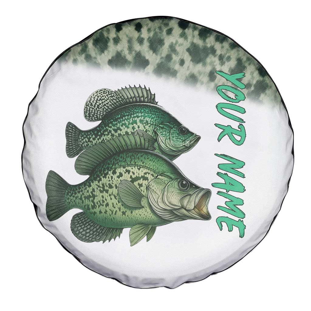 Crappie Tournament Fishing Customize Name Spare Tire Cover Camo Fade and Custom Name Design - Wonder Print Shop