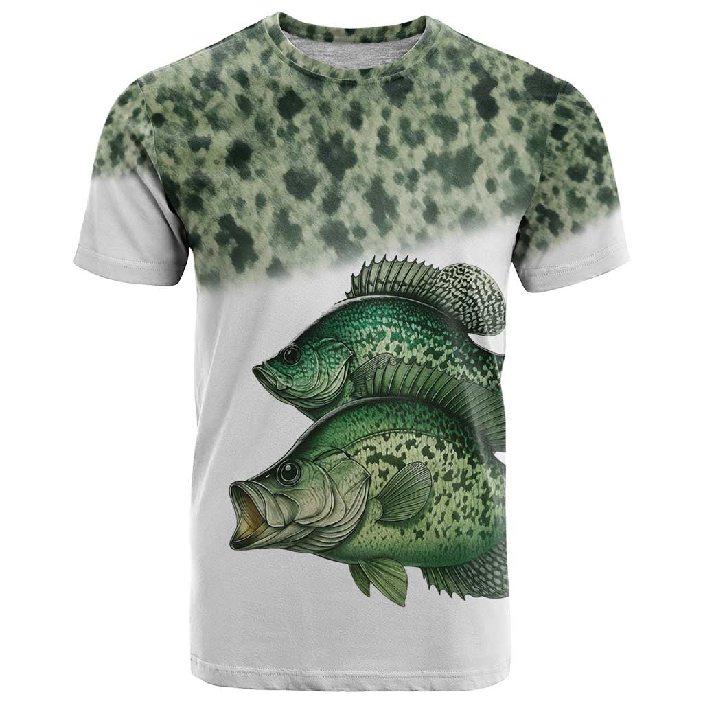 Crappie Tournament Fishing Customize Name T Shirt Camo Fade and Custom Name Design - Wonder Print Shop