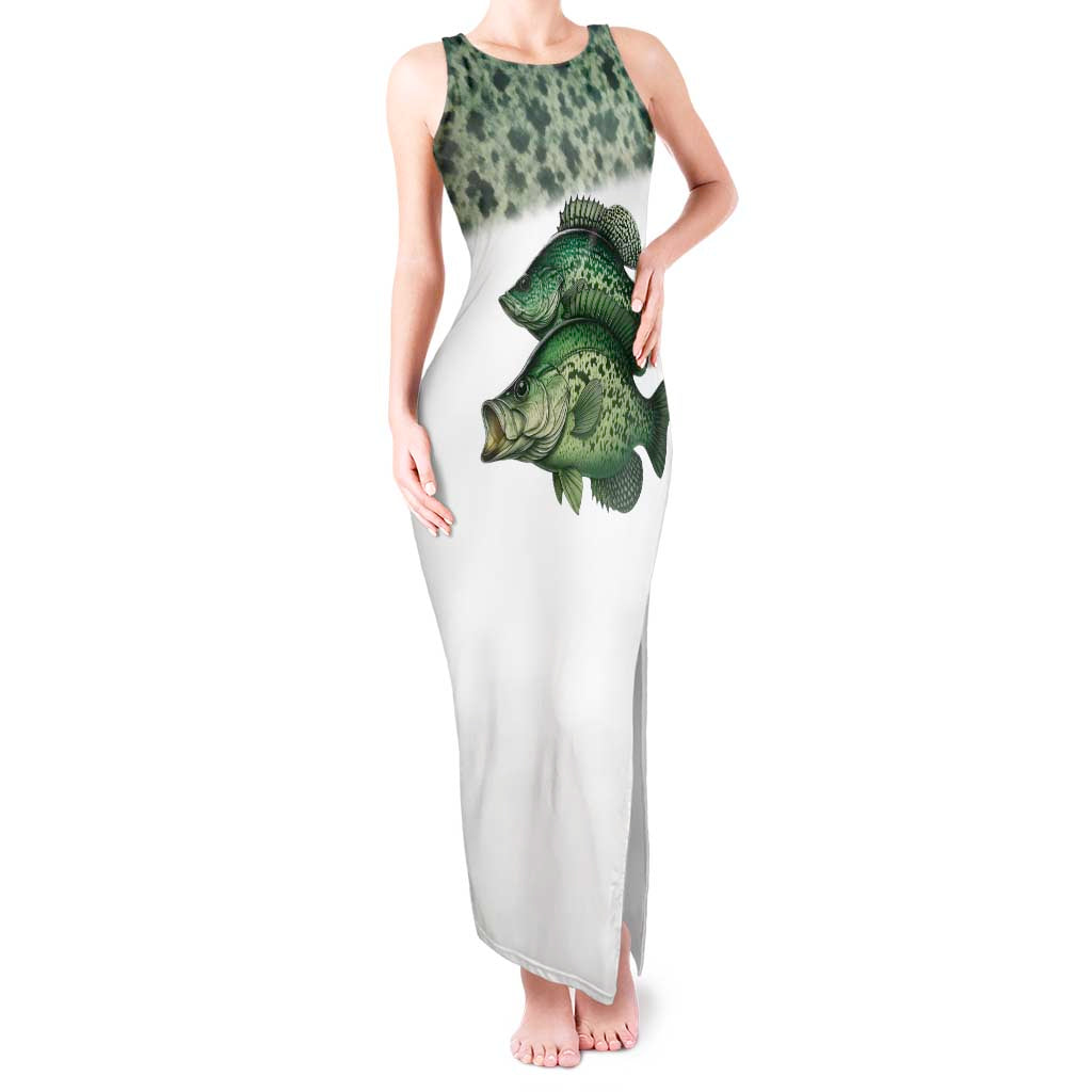 Crappie Tournament Fishing Customize Name Tank Maxi Dress Camo Fade and Custom Name Design - Wonder Print Shop