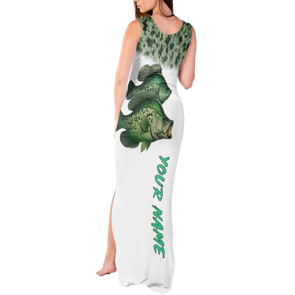 Crappie Tournament Fishing Customize Name Tank Maxi Dress Camo Fade and Custom Name Design - Wonder Print Shop