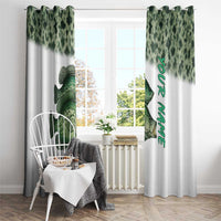 Crappie Tournament Fishing Customize Name Window Curtain Camo Fade and Custom Name Design - Wonder Print Shop