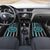 Custom Turquoise US Patriotic Darts Car Mats Blue American Flag Pattern - Grunge Paint Splatter - Wonder Print Shop