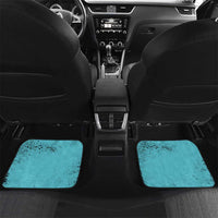 Custom Turquoise US Patriotic Darts Car Mats Blue American Flag Pattern - Grunge Paint Splatter - Wonder Print Shop