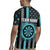 Custom Turquoise US Patriotic Darts Rugby Jersey Blue American Flag Pattern - Grunge Paint Splatter - Wonder Print Shop