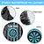 Custom Turquoise US Patriotic Darts Spare Tire Cover Blue American Flag Pattern - Grunge Paint Splatter - Wonder Print Shop
