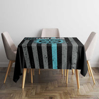 Custom Turquoise US Patriotic Darts Tablecloth Blue American Flag Pattern - Grunge Paint Splatter - Wonder Print Shop