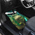 Flathead Catfish Custom Name Car Mats Forest Silhouette and Green Blue Love Fishing Design - Wonder Print Shop