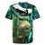 Flathead Catfish Custom Name Rugby Jersey Forest Silhouette and Green Blue Love Fishing Design - Wonder Print Shop