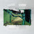 Flathead Catfish Custom Name Tablecloth Forest Silhouette and Green Blue Love Fishing Design - Wonder Print Shop