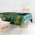 Flathead Catfish Custom Name Tablecloth Forest Silhouette and Green Blue Love Fishing Design - Wonder Print Shop