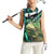 Flathead Catfish Custom Name Women Sleeveless Polo Shirt Forest Silhouette and Green Blue Love Fishing Design - Wonder Print Shop