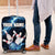 Personalized Bowling Ball Strike Graphic Luggage Cover Blue Lightning Storm and Electric Energy - Wonder Print Shop