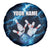 Personalized Bowling Ball Strike Graphic Spare Tire Cover Blue Lightning Storm and Electric Energy - Wonder Print Shop
