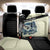 Catfish Fishing Customize Name Back Car Seat Cover Splash Effect and Black Cream Split Design - Wonder Print Shop