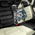 Catfish Fishing Customize Name Back Car Seat Cover Splash Effect and Black Cream Split Design - Wonder Print Shop
