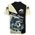 Catfish Fishing Customize Name Rugby Jersey Splash Effect and Black Cream Split Design - Wonder Print Shop