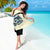 Catfish Fishing Customize Name Sarong Splash Effect and Black Cream Split Design - Wonder Print Shop