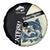 Catfish Fishing Customize Name Spare Tire Cover Splash Effect and Black Cream Split Design - Wonder Print Shop
