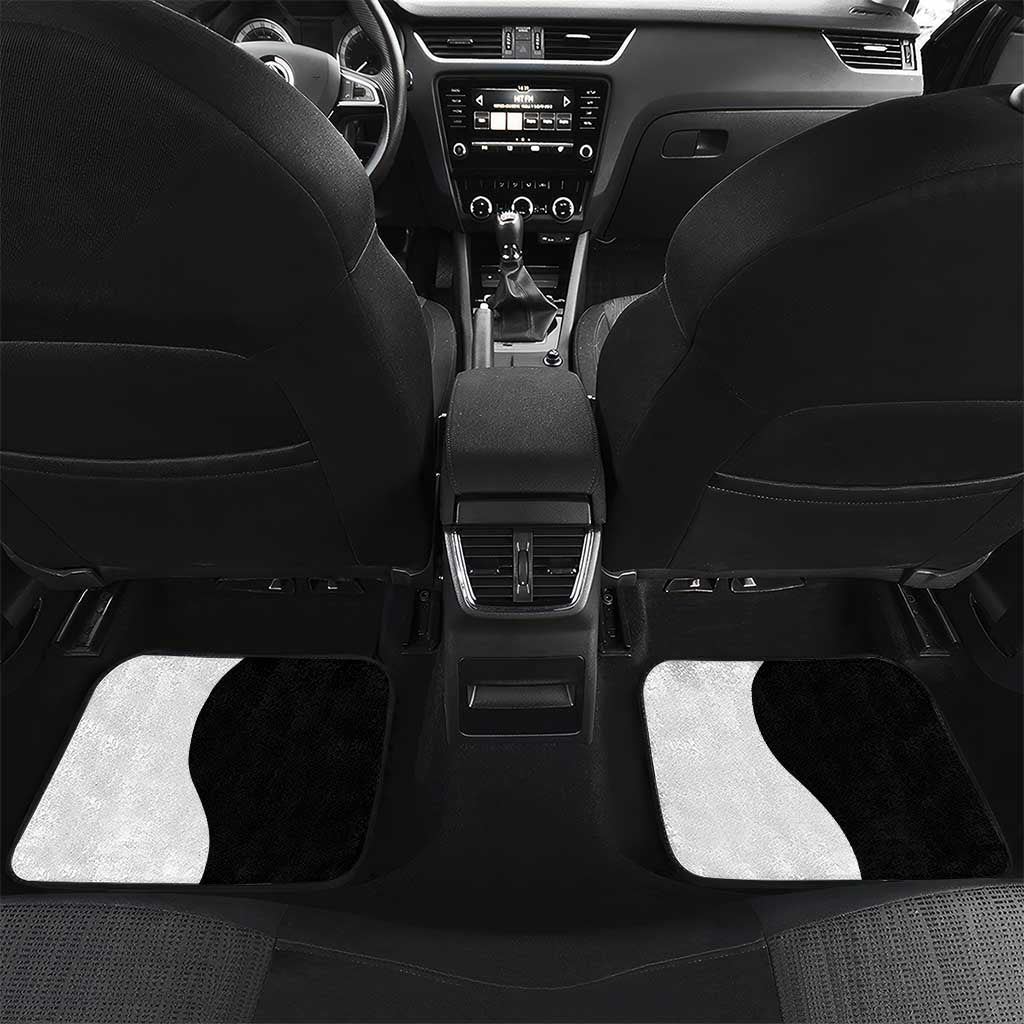 Carp Hunter Bowfishing Customize Name Car Mats Camouflage Archer Graphic and Black White Split Layout - Wonder Print Shop