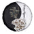 Carp Hunter Bowfishing Customize Name Spare Tire Cover Camouflage Archer Graphic and Black White Split Layout - Wonder Print Shop