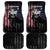 Personalized Skull Bowling Car Mats Distressed American Flag in Dark Grunge Design - Wonder Print Shop
