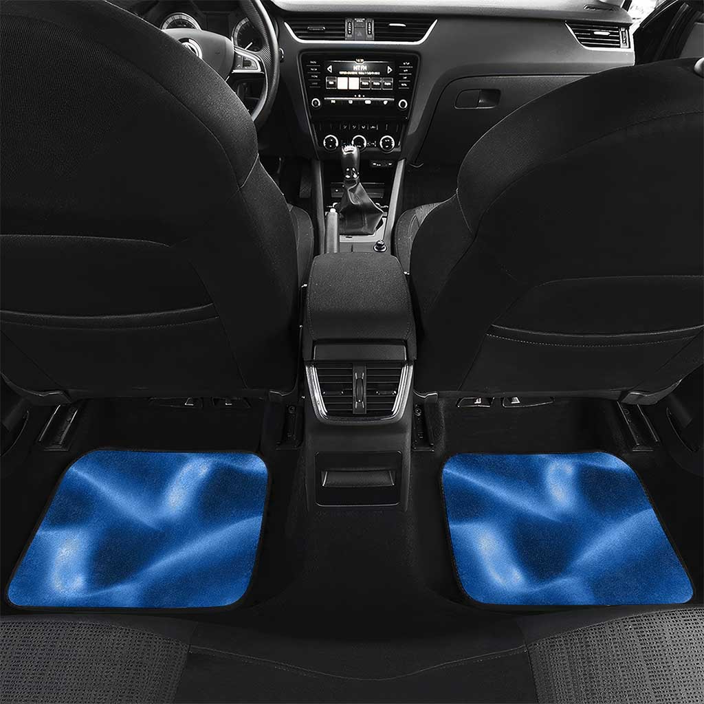 Fishing Custom South Carolina Flag Car Mats Fish Hook Graphic in Blue Gradient Design - Wonder Print Shop