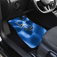 Fishing Custom South Carolina Flag Car Mats Fish Hook Graphic in Blue Gradient Design - Wonder Print Shop
