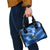 Fishing Custom South Carolina Flag Shoulder Handbag Fish Hook Graphic in Blue Gradient Design - Wonder Print Shop