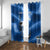 Fishing Custom South Carolina Flag Window Curtain Fish Hook Graphic in Blue Gradient Design - Wonder Print Shop