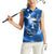Fishing Custom South Carolina Flag Women Sleeveless Polo Shirt Fish Hook Graphic in Blue Gradient Design - Wonder Print Shop