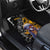 Hip Hop Street Style Car Mats Yellow and Black Graffiti and Urban Skull Character Design - Wonder Print Shop