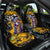 Hip Hop Street Style Car Seat Cover Yellow and Black Graffiti and Urban Skull Character Design - Wonder Print Shop
