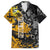 Hip Hop Street Style Hawaiian Shirt Yellow and Black Graffiti and Urban Skull Character Design - Wonder Print Shop