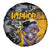 Hip Hop Street Style Spare Tire Cover Yellow and Black Graffiti and Urban Skull Character Design - Wonder Print Shop