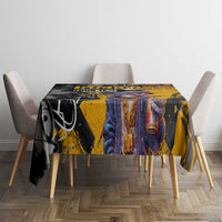 Hip Hop Street Style Tablecloth Yellow and Black Graffiti and Urban Skull Character Design - Wonder Print Shop