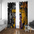 Hip Hop Street Style Window Curtain Yellow and Black Graffiti and Urban Skull Character Design - Wonder Print Shop