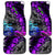 Hip Hop Battle Car Mats Smoking Ape Character and Purple Green Graffiti Street Art Design - Wonder Print Shop