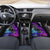 Hip Hop Battle Car Mats Smoking Ape Character and Purple Green Graffiti Street Art Design - Wonder Print Shop