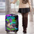 Hip Hop Battle Luggage Cover Smoking Ape Character and Purple Green Graffiti Street Art Design - Wonder Print Shop