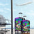 Hip Hop Battle Luggage Cover Smoking Ape Character and Purple Green Graffiti Street Art Design - Wonder Print Shop