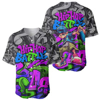 Hip Hop Battle Baseball Jersey Spray Can Kid Character and Colorful Graffiti Street Art Design - Wonder Print Shop