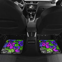 Hip Hop Battle Car Mats Spray Can Kid Character and Colorful Graffiti Street Art Design - Wonder Print Shop