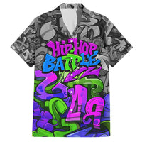 Hip Hop Battle Hawaiian Shirt Spray Can Kid Character and Colorful Graffiti Street Art Design - Wonder Print Shop