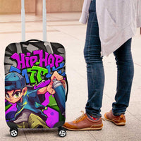 Hip Hop Battle Luggage Cover Spray Can Kid Character and Colorful Graffiti Street Art Design - Wonder Print Shop