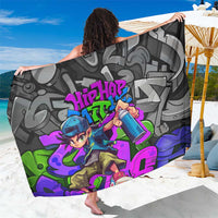 Hip Hop Battle Sarong Spray Can Kid Character and Colorful Graffiti Street Art Design - Wonder Print Shop