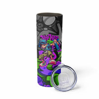 Hip Hop Battle Skinny Tumbler Spray Can Kid Character and Colorful Graffiti Street Art Design - Wonder Print Shop
