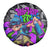 Hip Hop Battle Spare Tire Cover Spray Can Kid Character and Colorful Graffiti Street Art Design - Wonder Print Shop