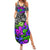 Hip Hop Battle Summer Maxi Dress Spray Can Kid Character and Colorful Graffiti Street Art Design - Wonder Print Shop